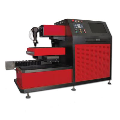 Pequeño cortador del laser del CNC para la hoja de sierra, nitrógeno o aire del oxígeno del gas del corte de los objetos de hierro
