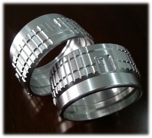 CNC aeroespacial del anillo coaxial del aluminio 6061 que trabaja a máquina piezas del conector del RF