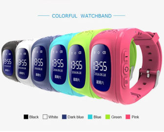 Reloj elegante 2019 del reloj GPS Q50 del niño impermeable del Amazonas con llamada el SOS
