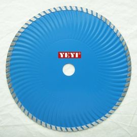 Cuchilla de la onda de Turbo del diamante de 12 pulgadas para cortar el hormigón, terrazo, refractario