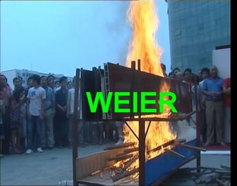 Cadena de producción plástica de madera del tablero del compuesto WPC, certificado SJSZ-92/188 del CE