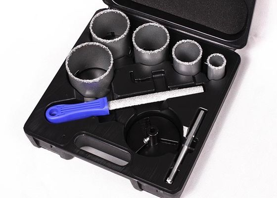 El agujero fino del carburo de tungsteno del diente del granito consideró el sistema con el medio fichero redondo 6"