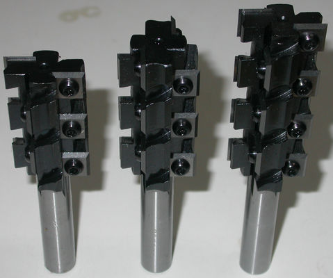 Pedazo recto del CNC con los pedazos reversibles del router del CNC de los cuchillos con extremidad cambiable del carburo