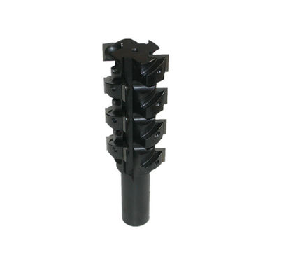 Pedazo recto del espiral de los pedazos del router del CNC con la caña reversible de los cuchillos 20m m