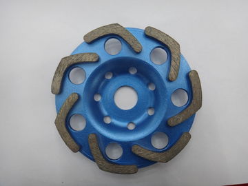 Mármol electrochapado OEM de la muela abrasiva de la taza del diamante, muela abrasiva concreta