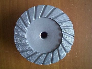 El tipo discos de Turbo de la muela abrasiva de la taza del diamante para la amoladora del hormigón/4 pulgadas rueda