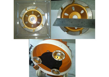 4" rueda de pulido concreta de la taza de la cuchilla del disco abrasivo del diamante del metal