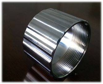 Industria del automóvil plateada cromo de las piezas de automóvil de aluminio altamente exactas del CNC
