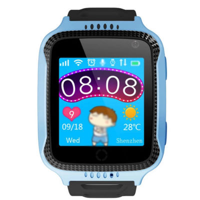 Reloj elegante elegante de las libras GPS de la linterna de la foto de la pantalla táctil del color del teléfono de los nuevos niños Q529 con la cámara